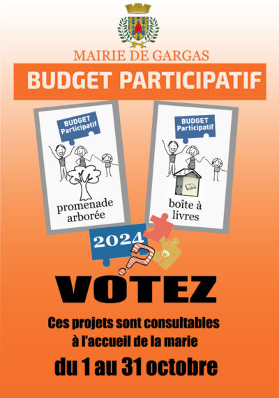 Budget participatif 2024 : À vous de choisir !